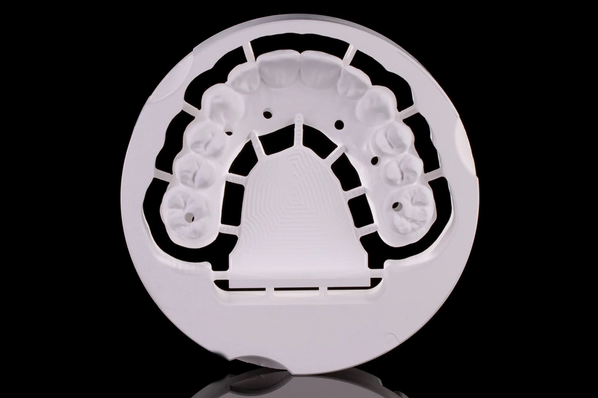Prótesis de zirconia monolítica